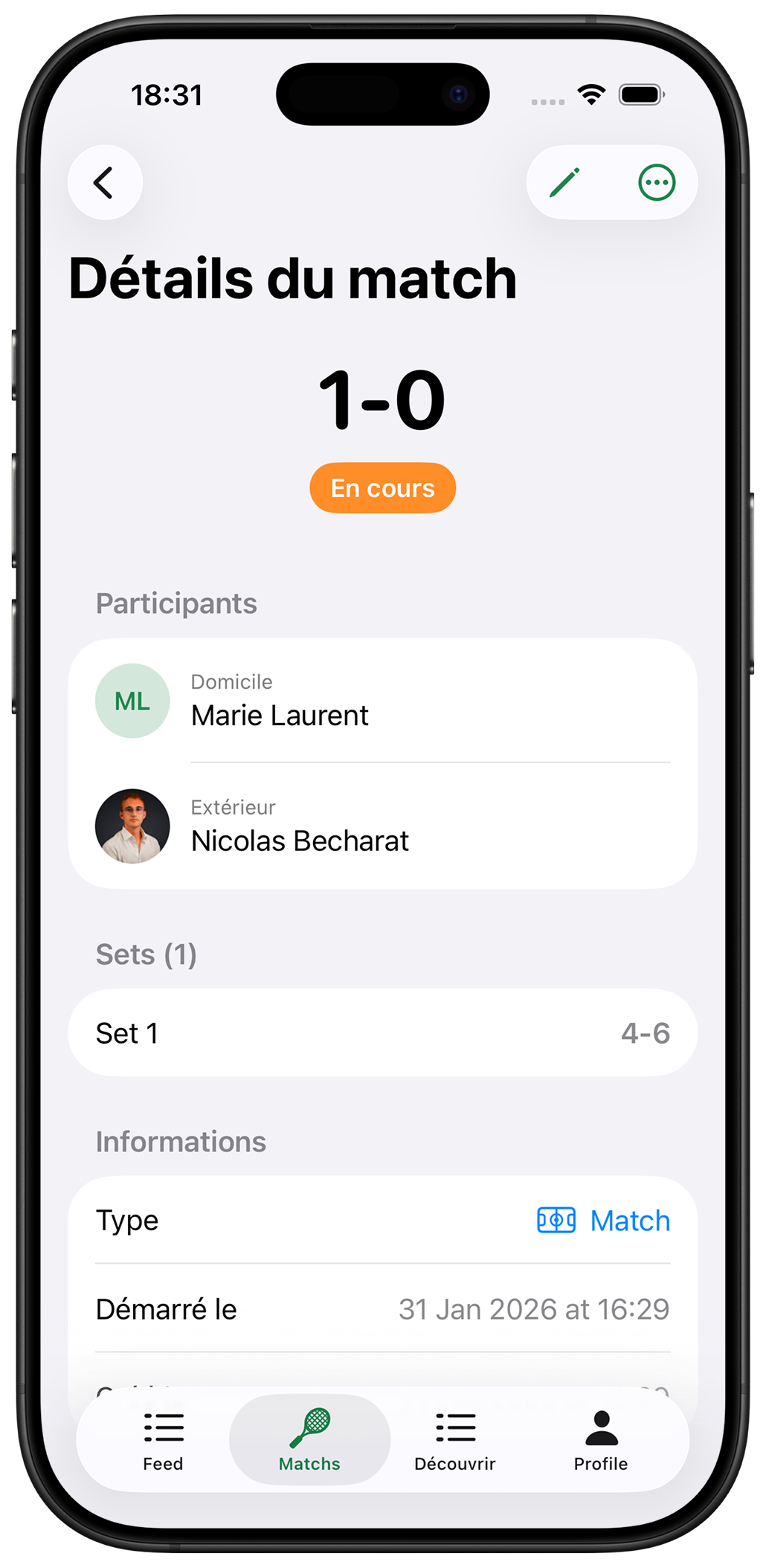 Capture d'écran AceClub